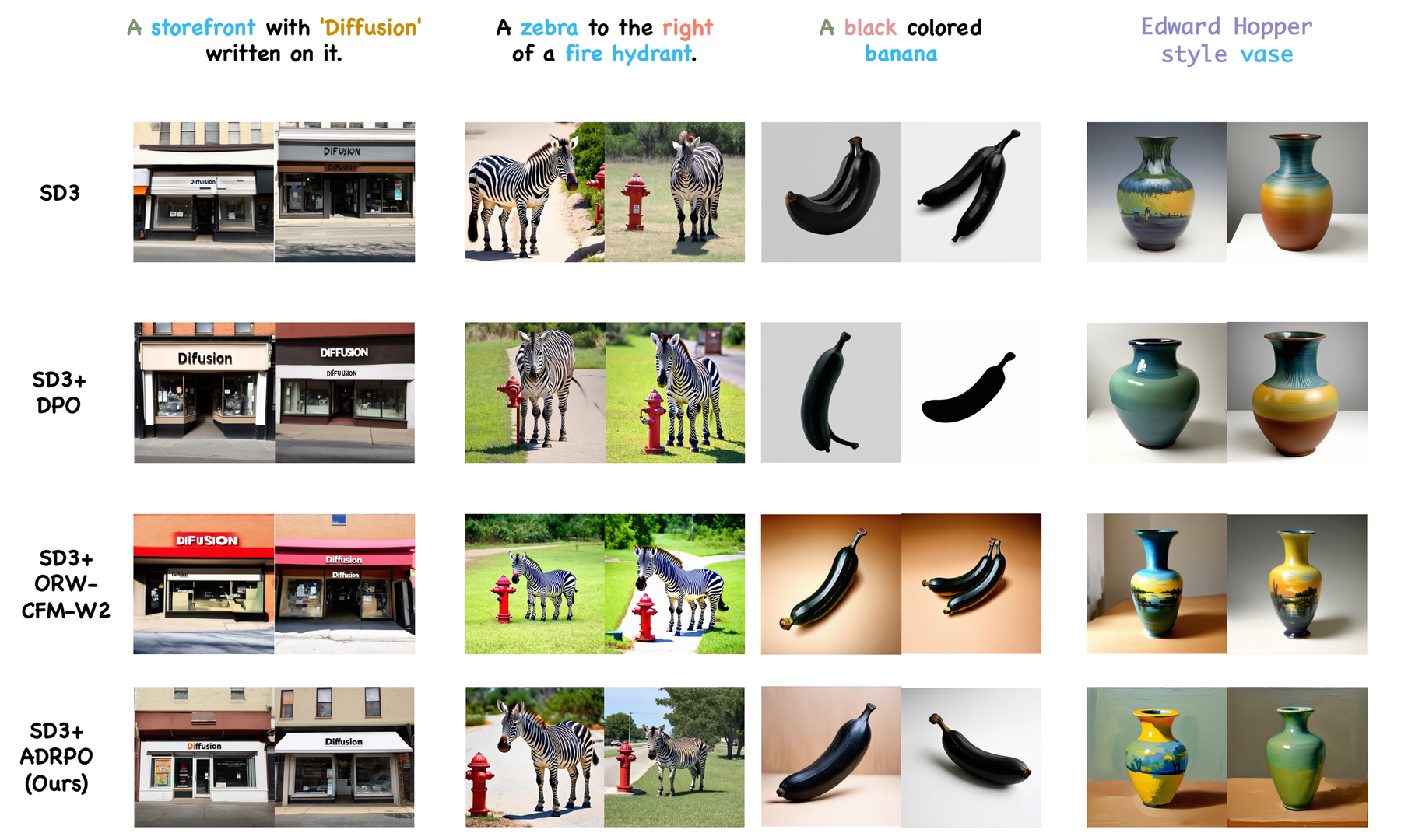 ADRPO vs other RL methods